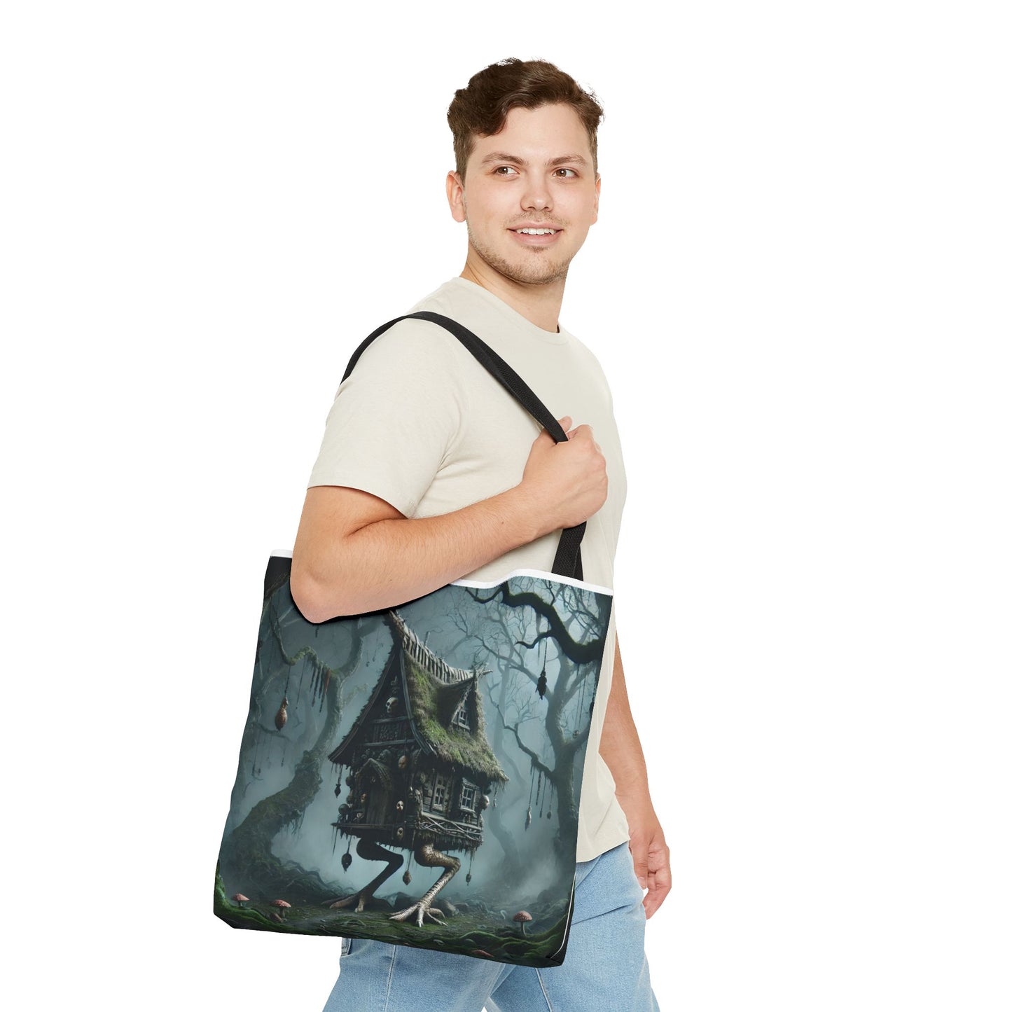 Baba Yaga’s House – The Tote with Legs - (AOP)