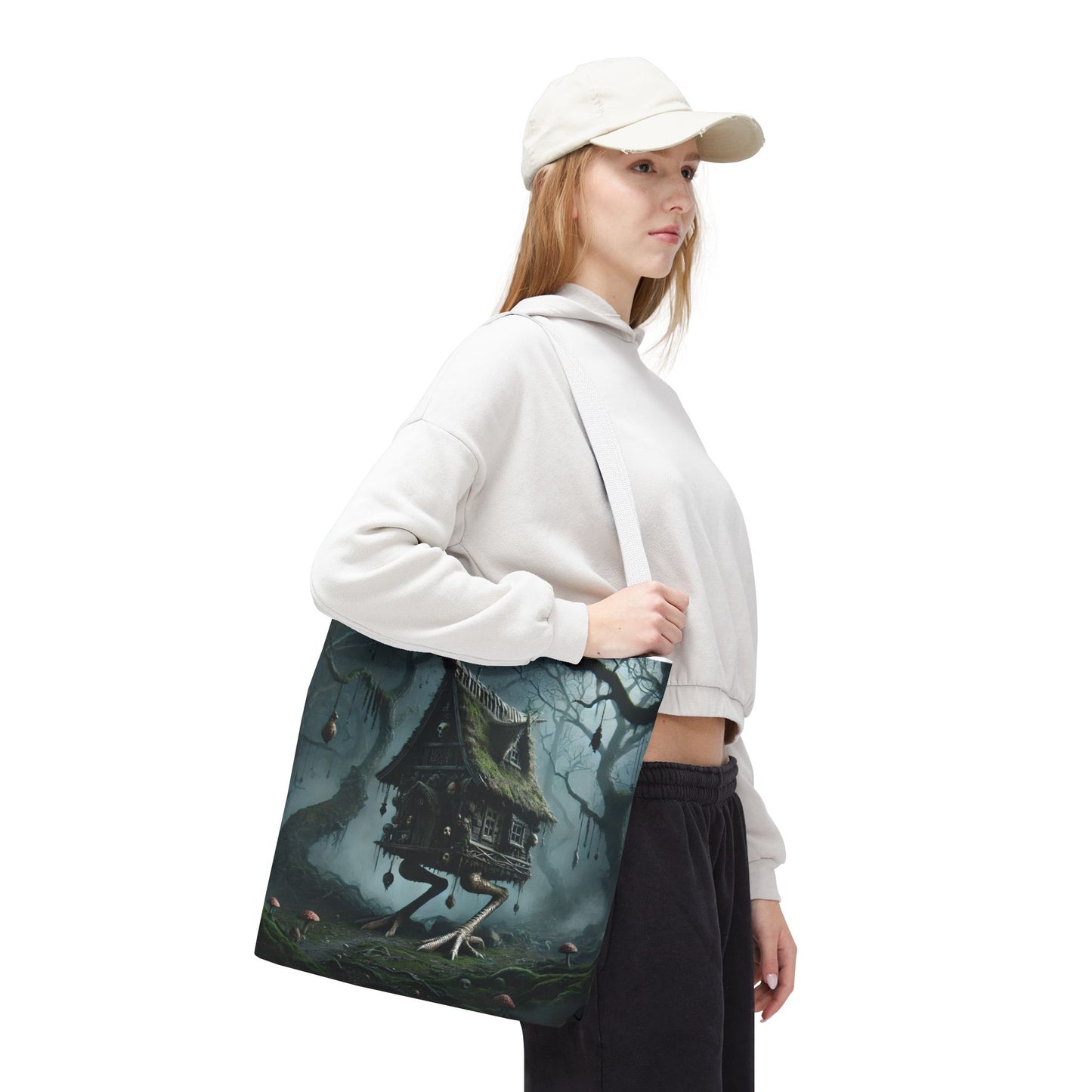 Baba Yaga’s House – The Tote with Legs - (AOP)