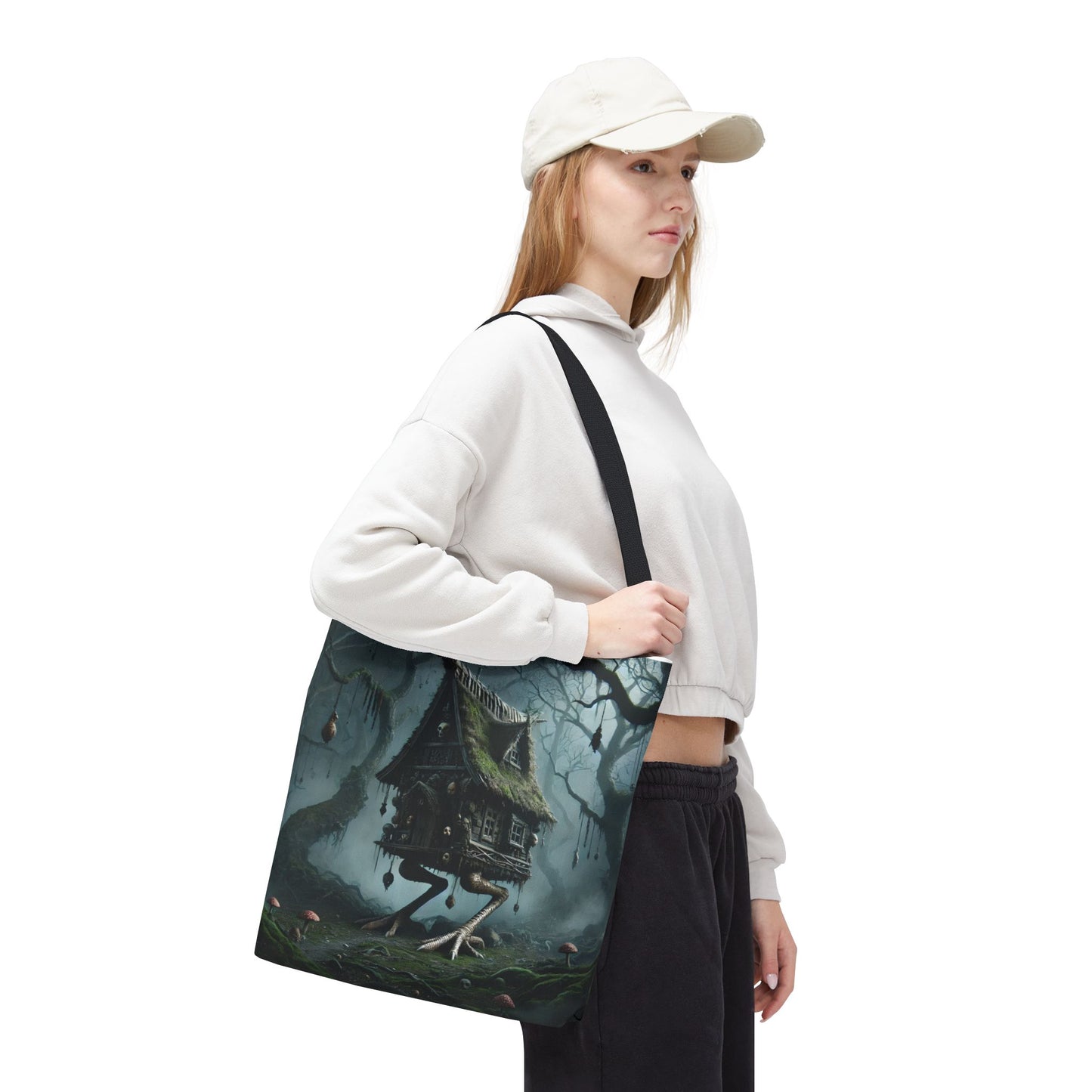 Baba Yaga’s House – The Tote with Legs - (AOP)
