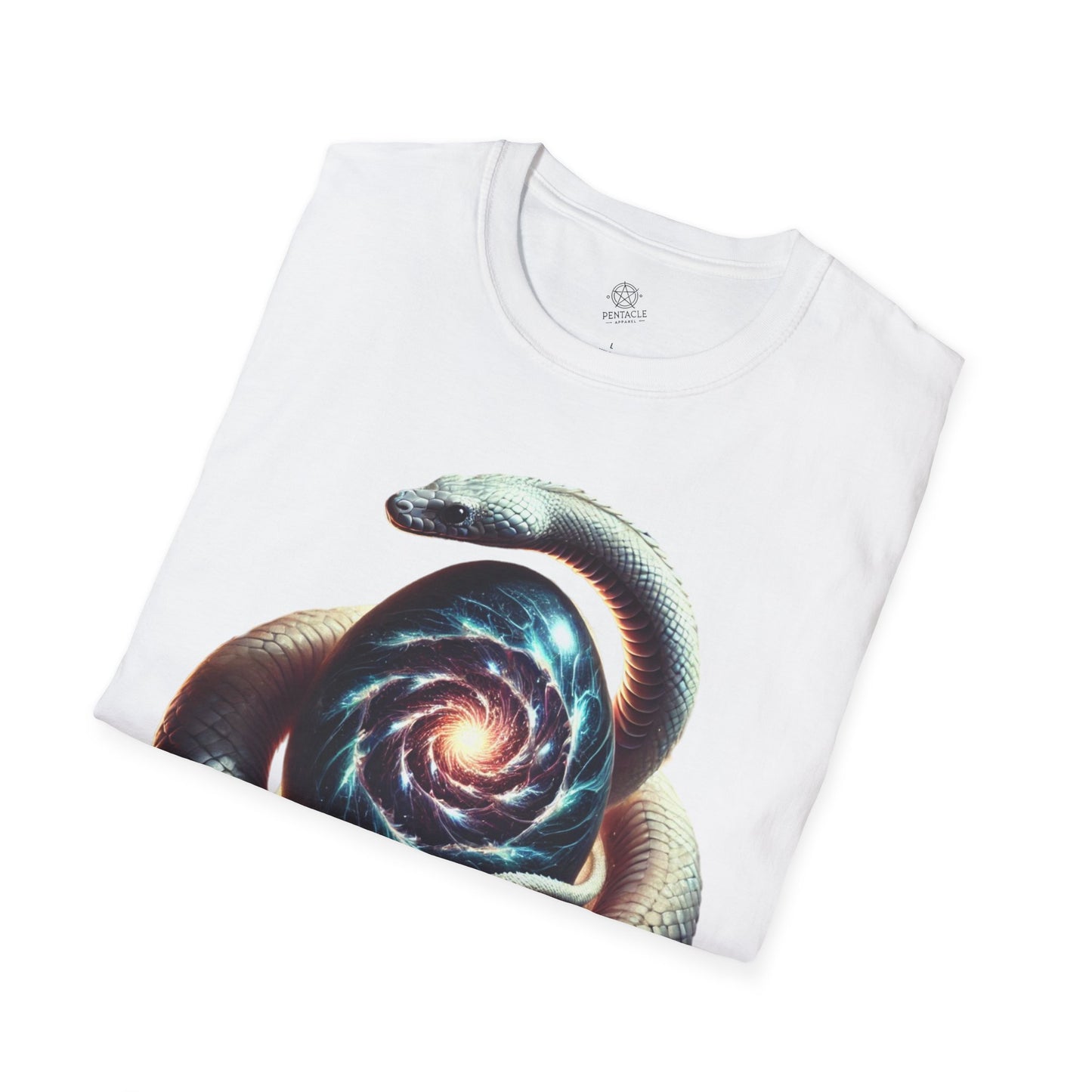 The Primordial Coil – Serpent & Cosmic Egg Tee