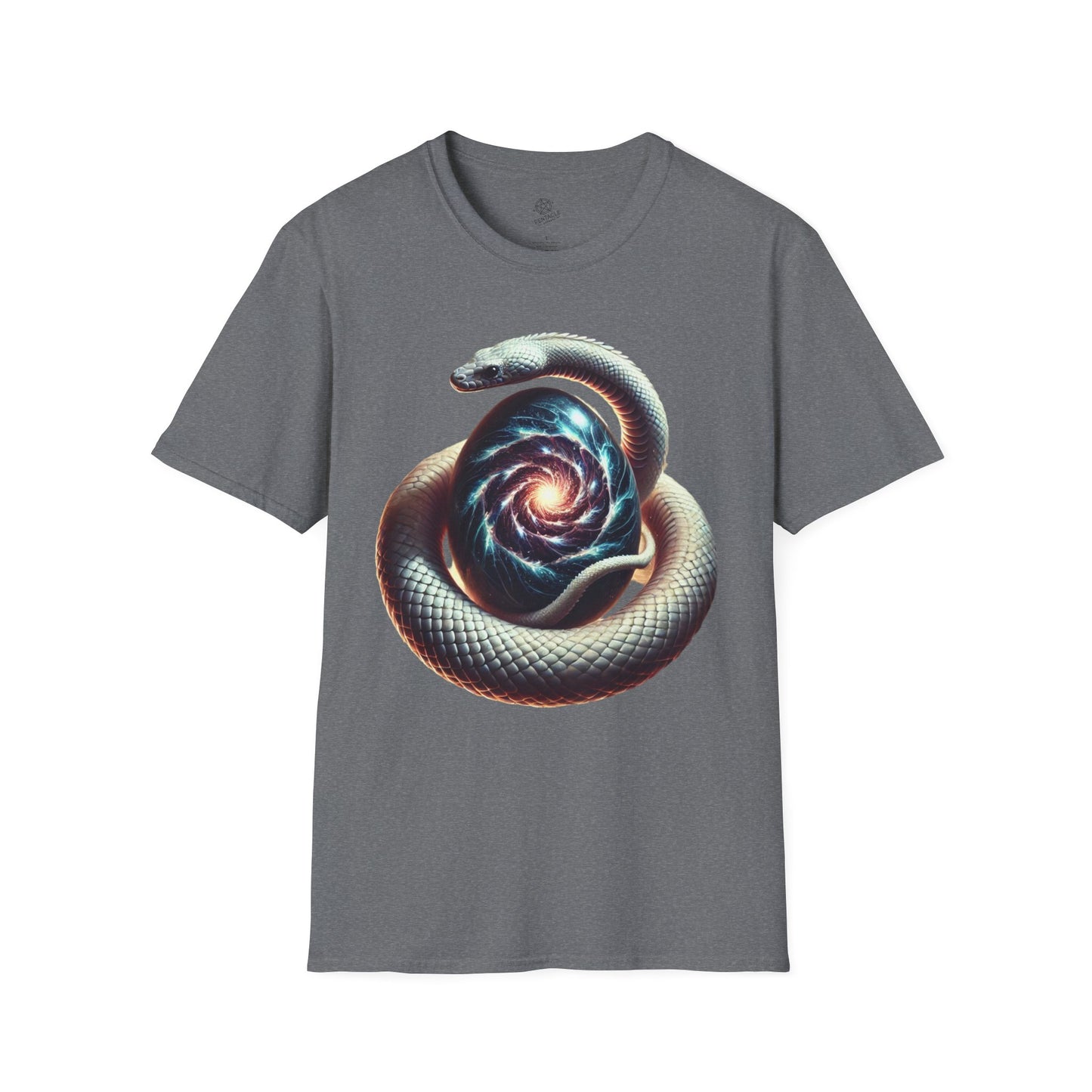 The Primordial Coil – Serpent & Cosmic Egg Tee