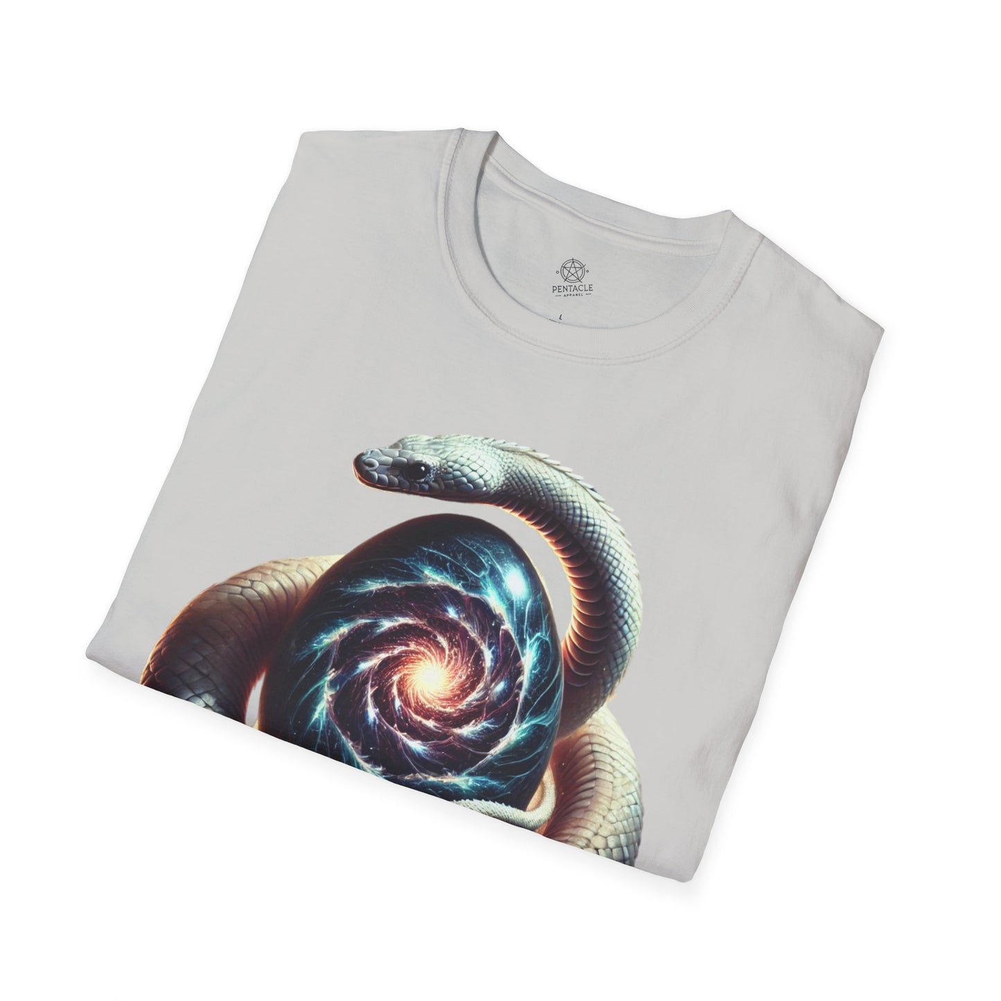 The Primordial Coil – Serpent & Cosmic Egg Tee