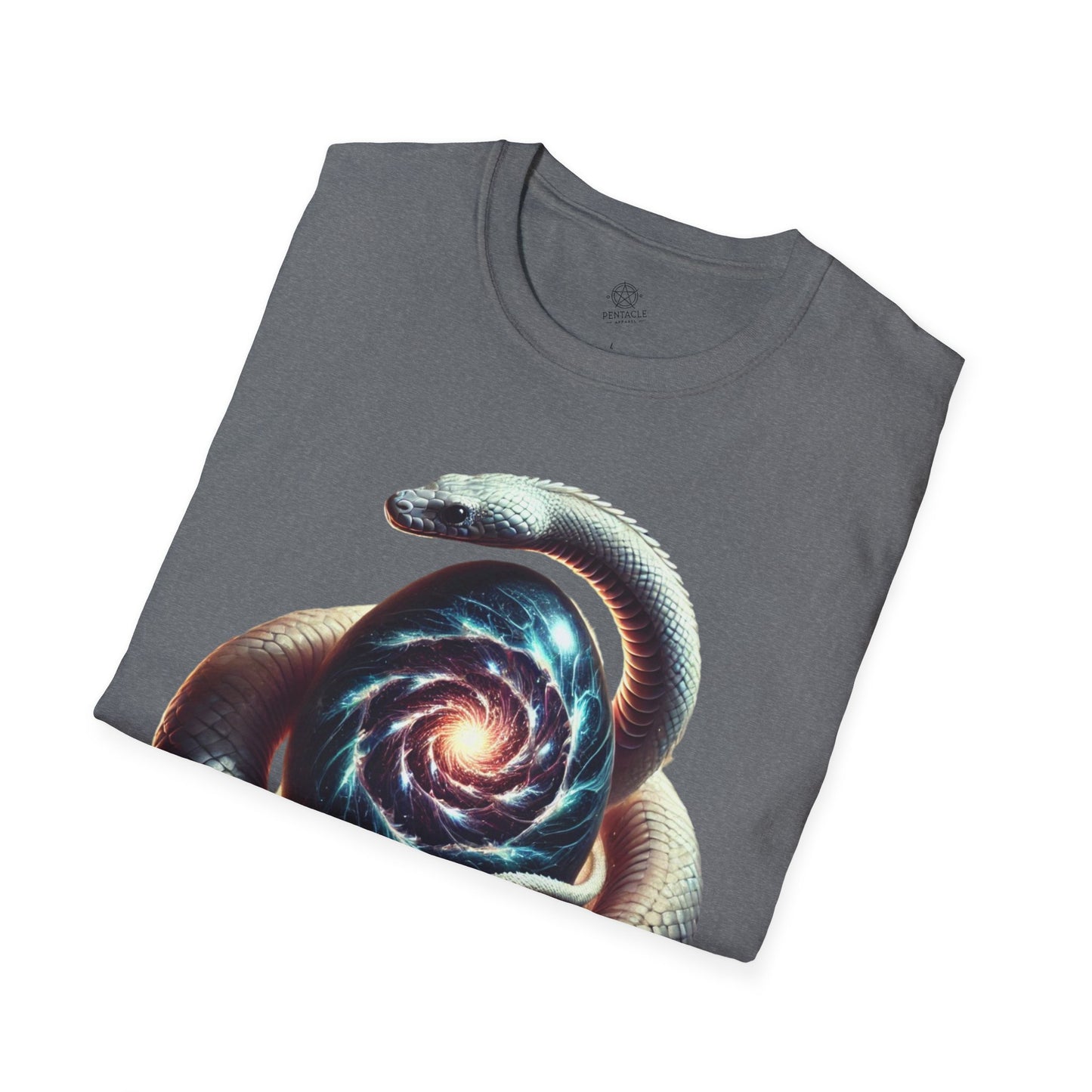 The Primordial Coil – Serpent & Cosmic Egg Tee