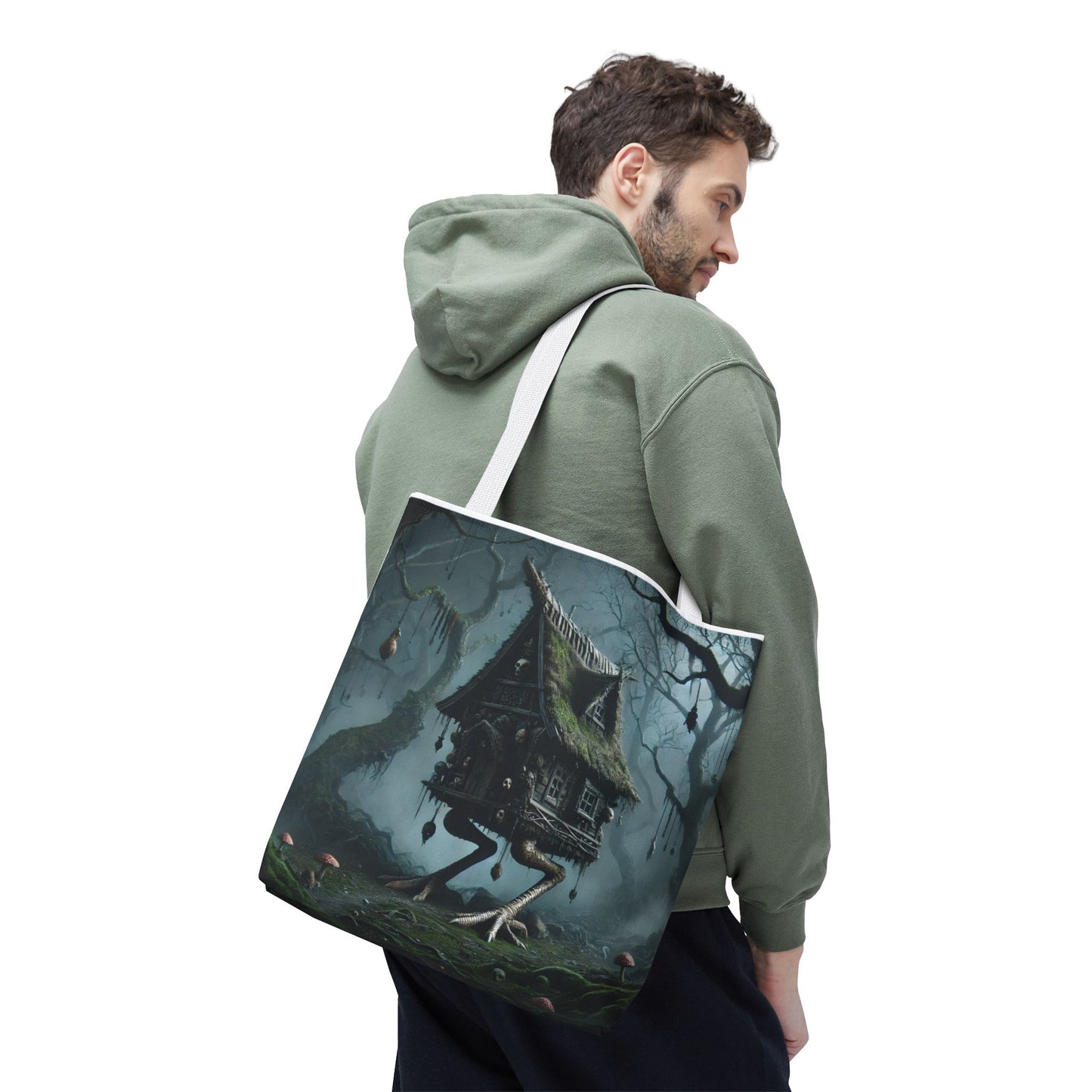 Baba Yaga’s House – The Tote with Legs - (AOP)