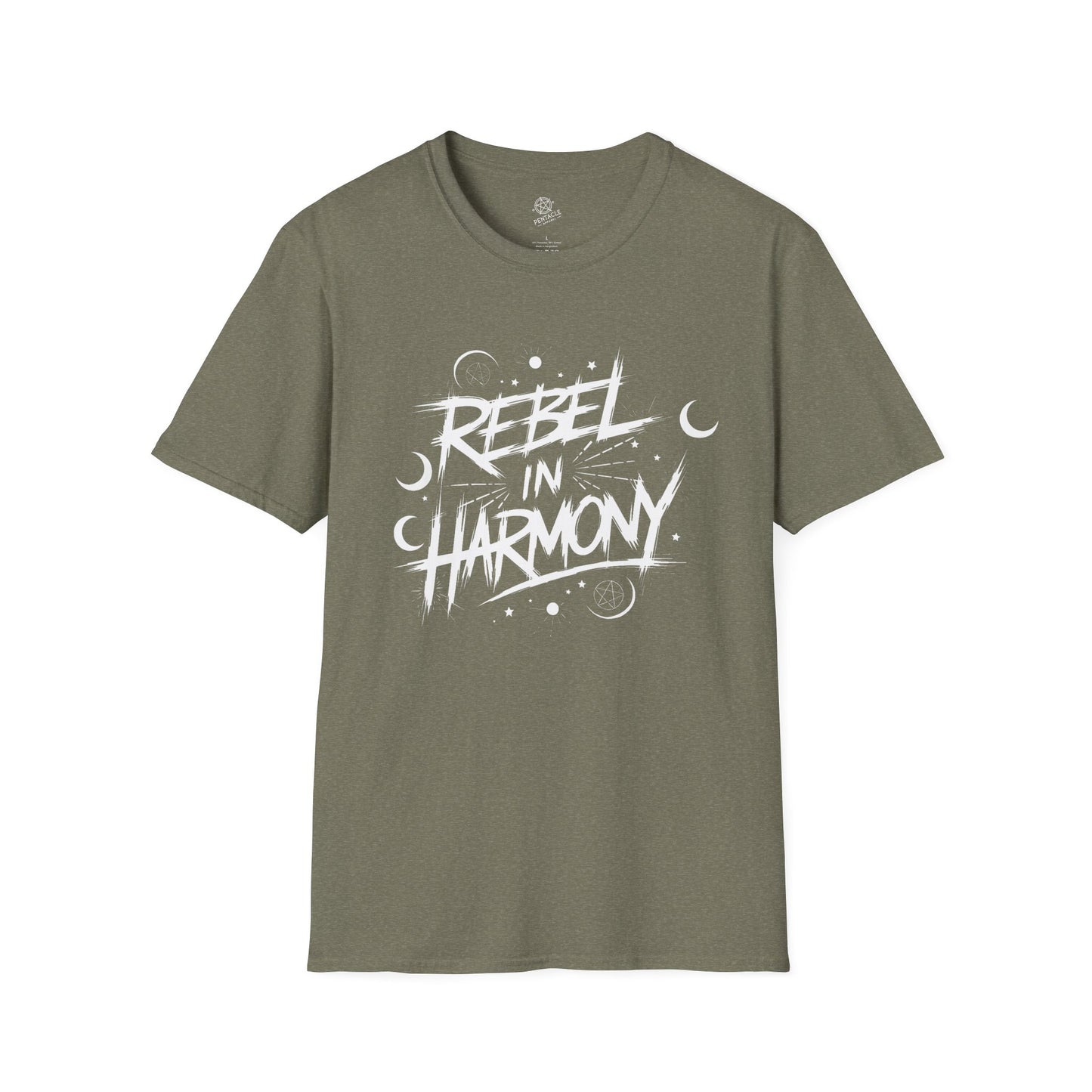 Rebel in Harmony Tee — For Witches Who Listen Between Beats
