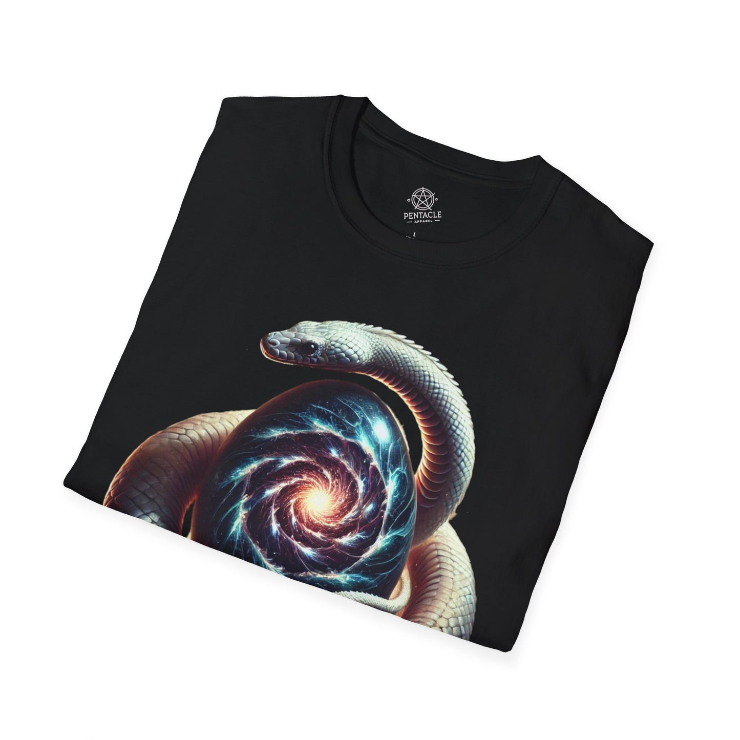 The Primordial Coil – Serpent & Cosmic Egg Tee