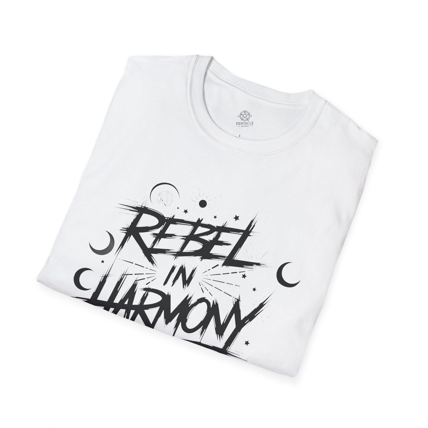 Rebel in Harmony Tee — For Witches Who Listen Between Beats