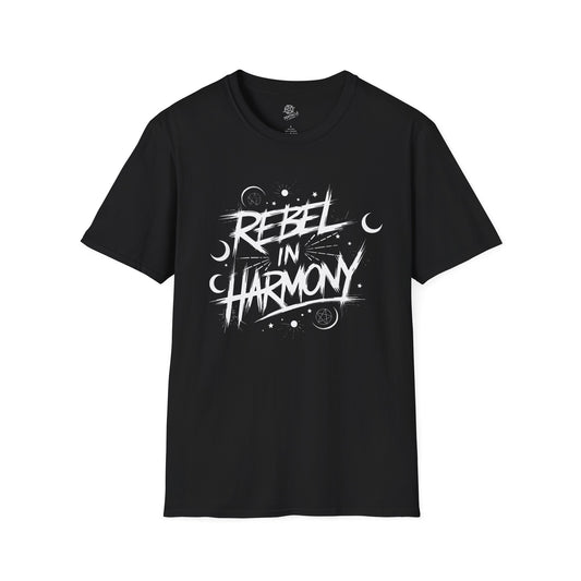 Rebel in Harmony Tee — For Witches Who Listen Between Beats