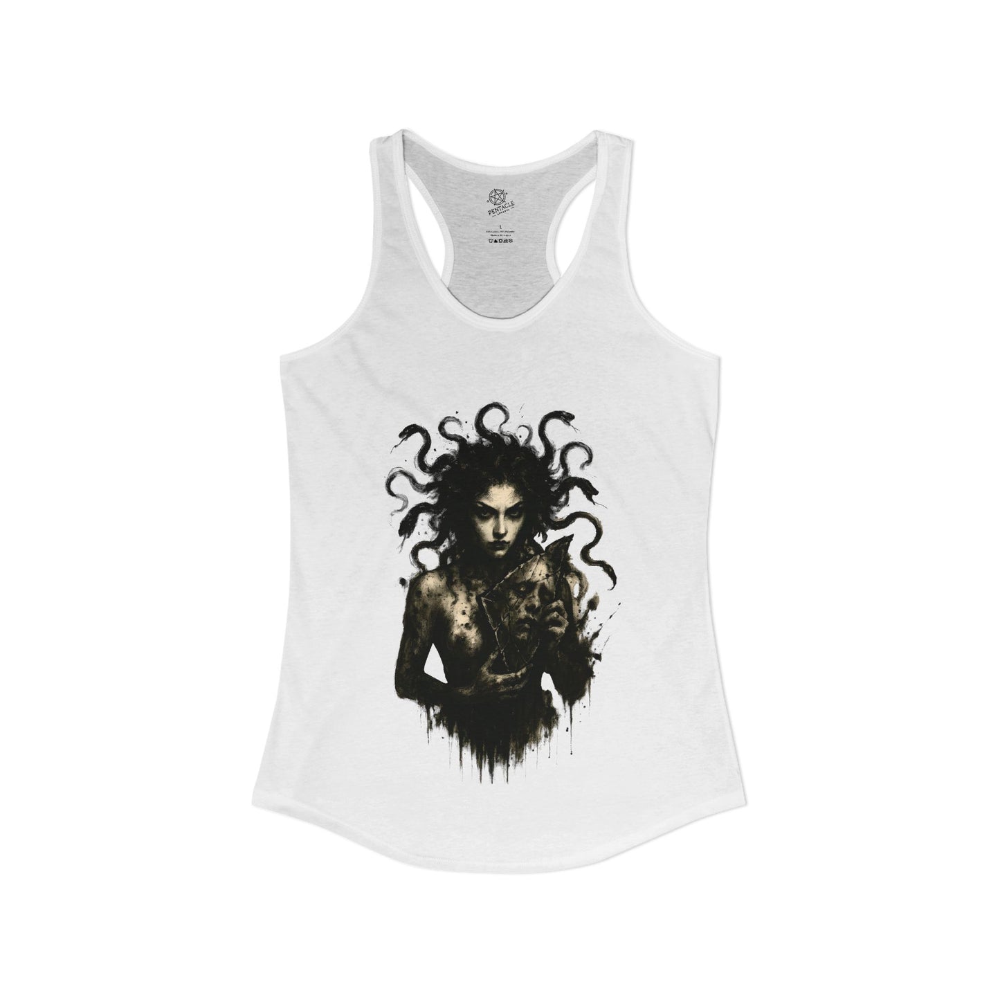 Ladies Ideal Racerback Tank - The Broken Mask