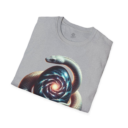 The Primordial Coil – Serpent & Cosmic Egg Tee