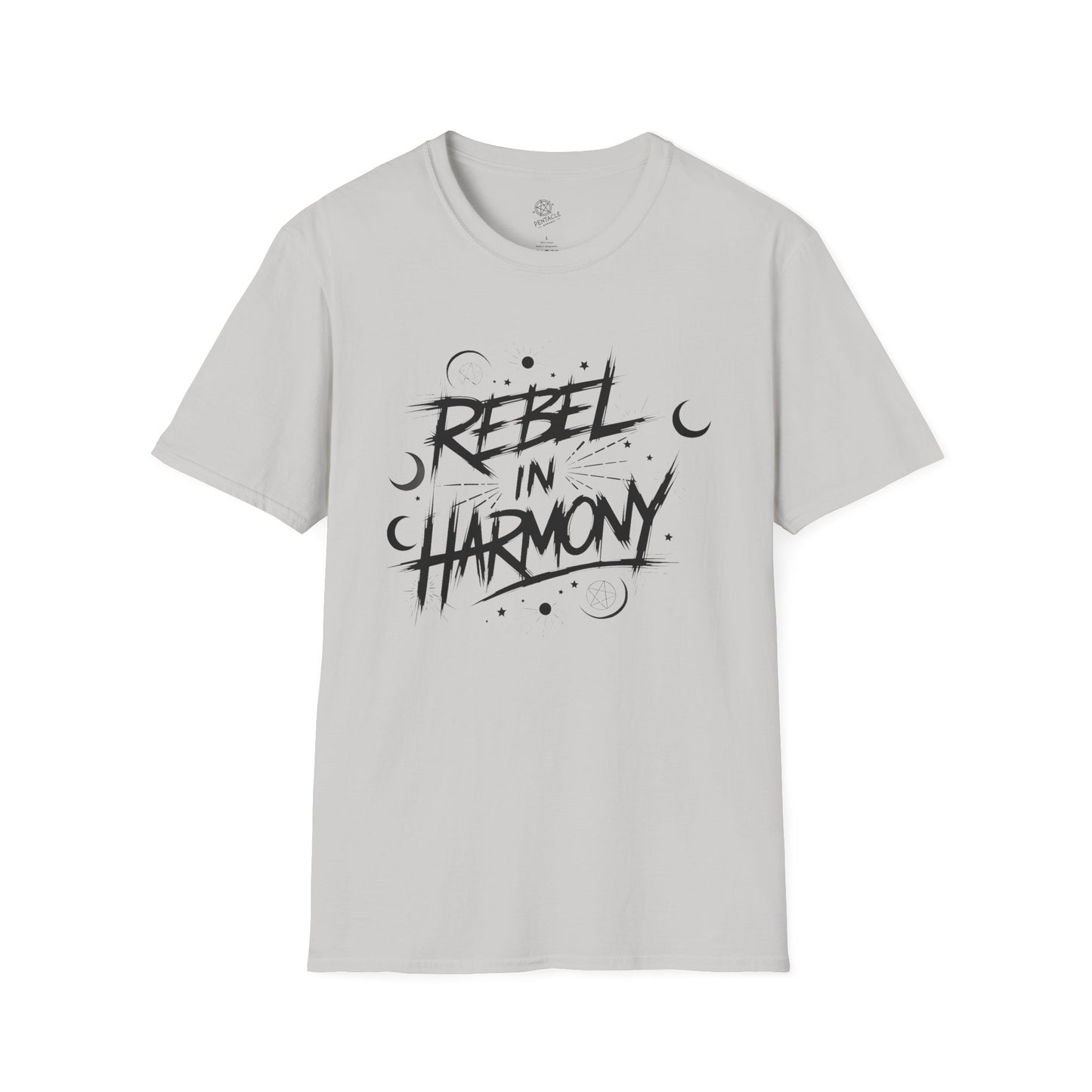 Rebel in Harmony Tee — For Witches Who Listen Between Beats