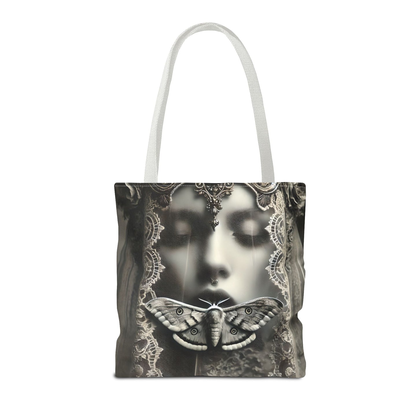 VIP - The Veiled Messenger – Liminal Moth Tote Bag