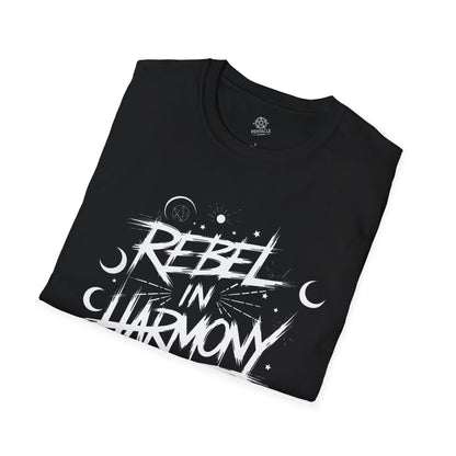 Rebel in Harmony Tee — For Witches Who Listen Between Beats