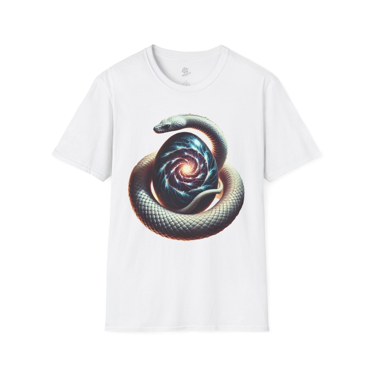 The Primordial Coil – Serpent & Cosmic Egg Tee