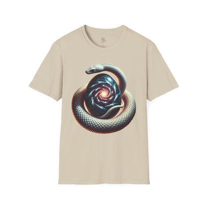 The Primordial Coil – Serpent & Cosmic Egg Tee