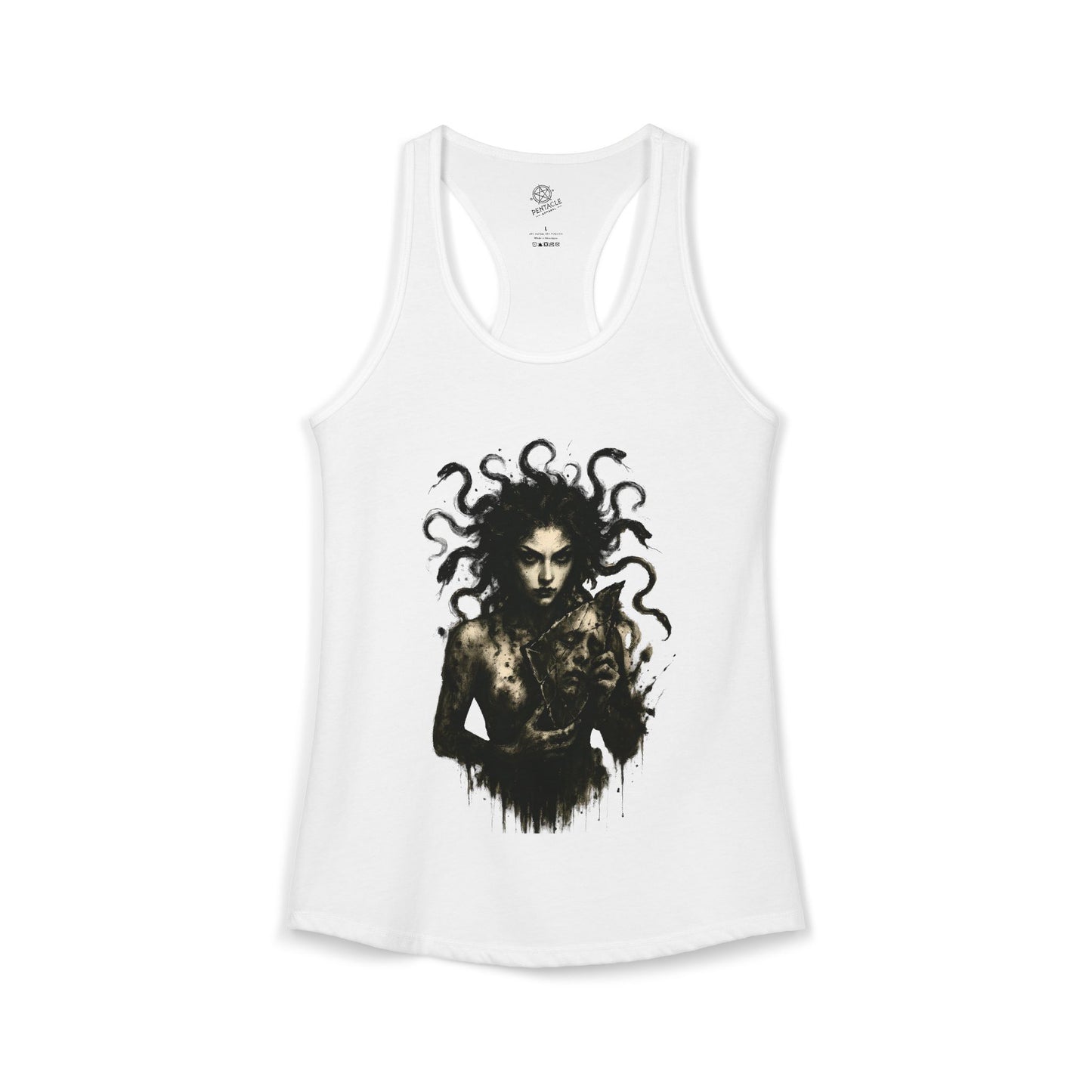 Ladies Ideal Racerback Tank - The Broken Mask