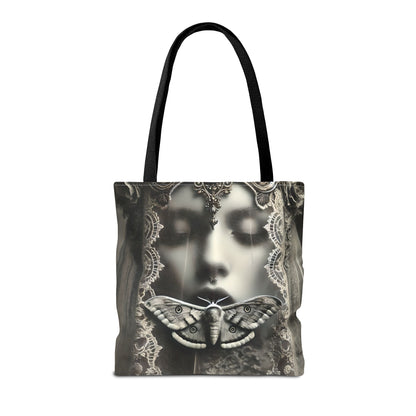 VIP - The Veiled Messenger – Liminal Moth Tote Bag
