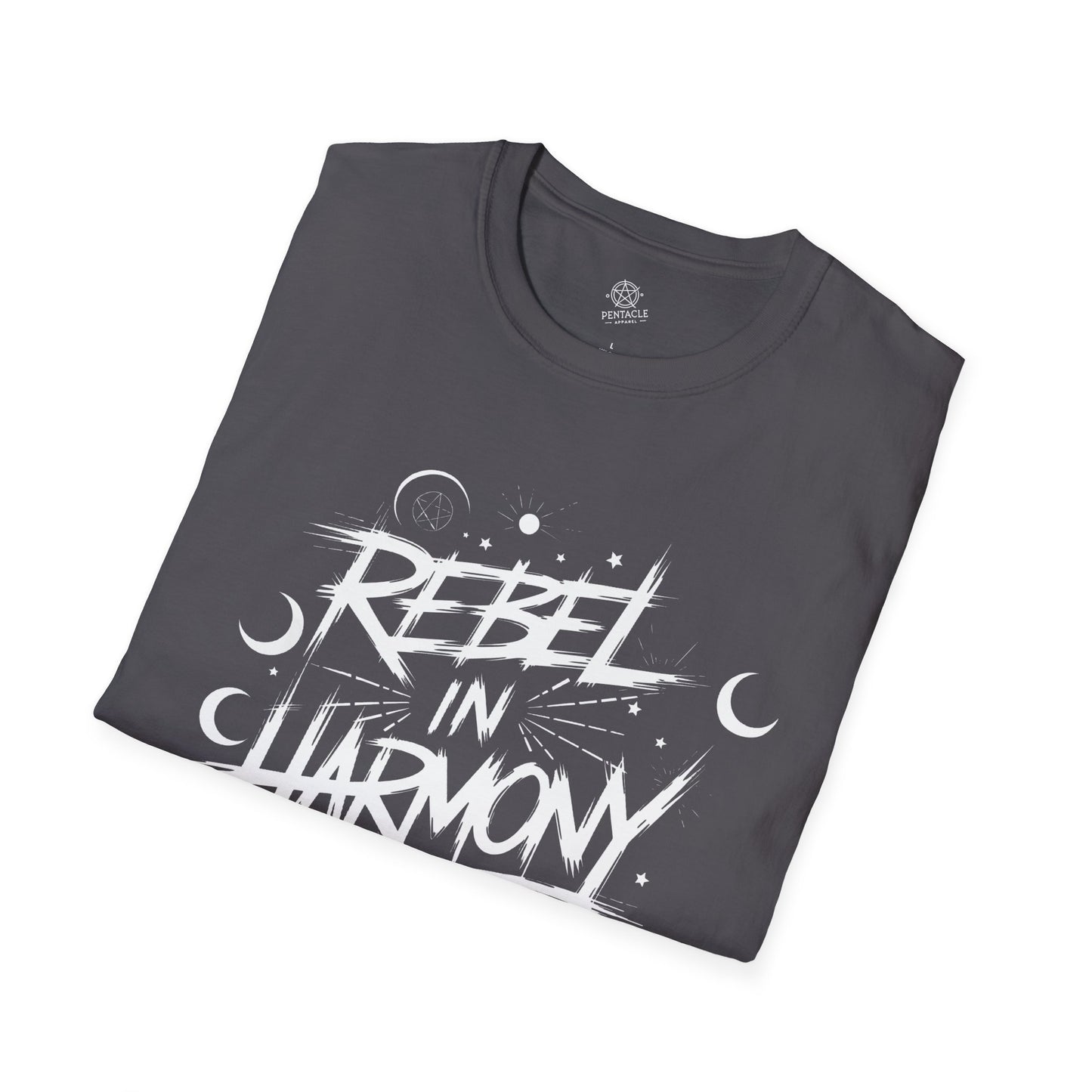 Rebel in Harmony Tee — For Witches Who Listen Between Beats