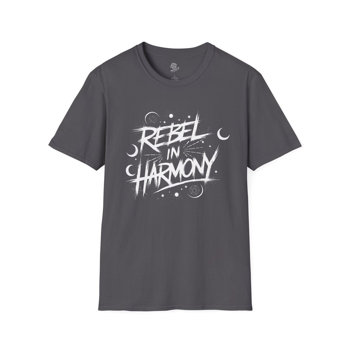 Rebel in Harmony Tee — For Witches Who Listen Between Beats