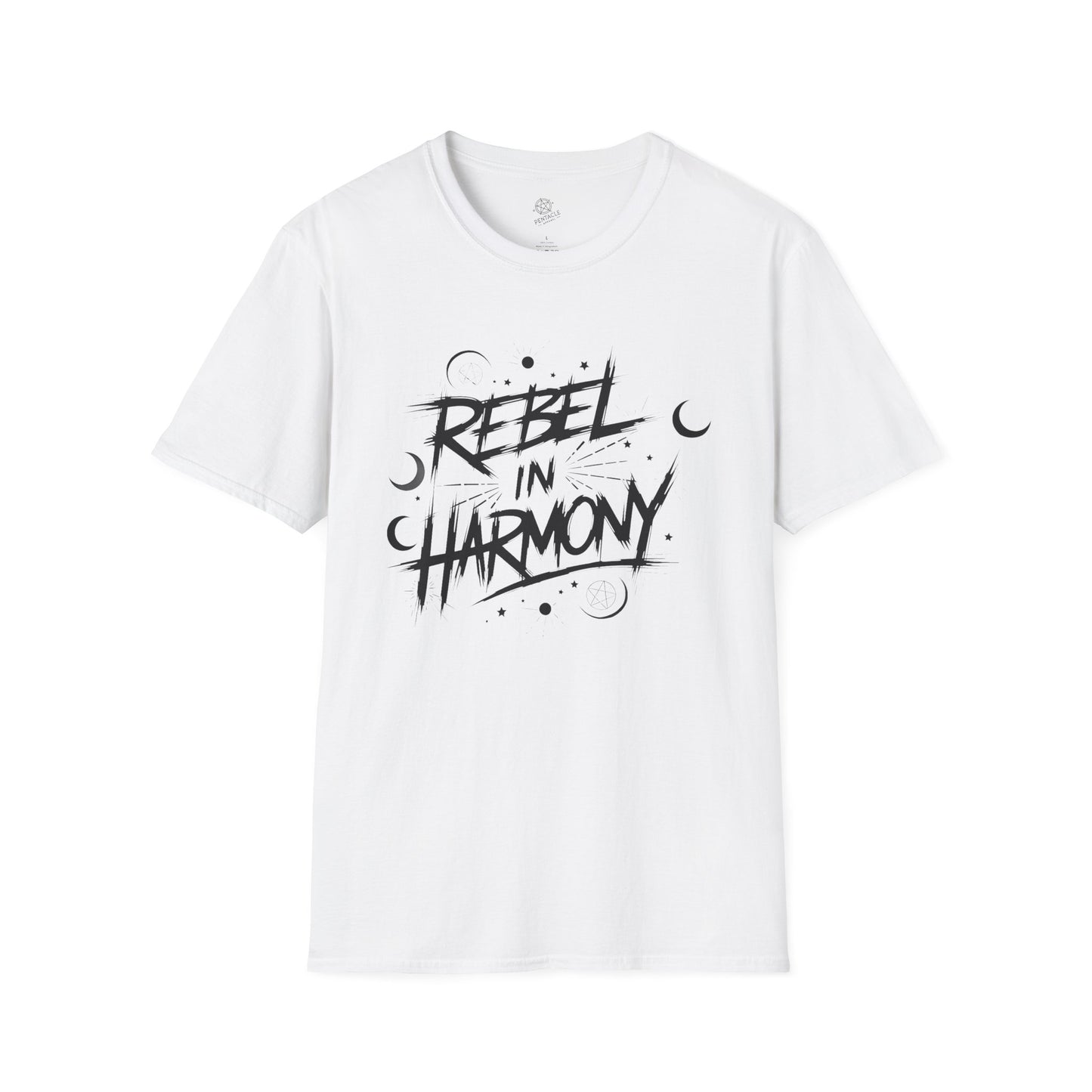 Rebel in Harmony Tee — For Witches Who Listen Between Beats